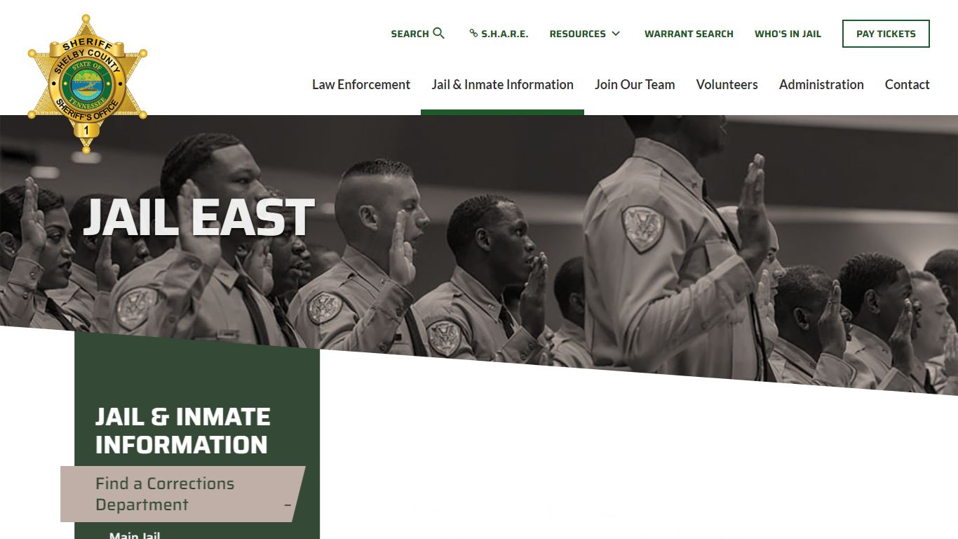 Jail East - shelby-sheriff.org